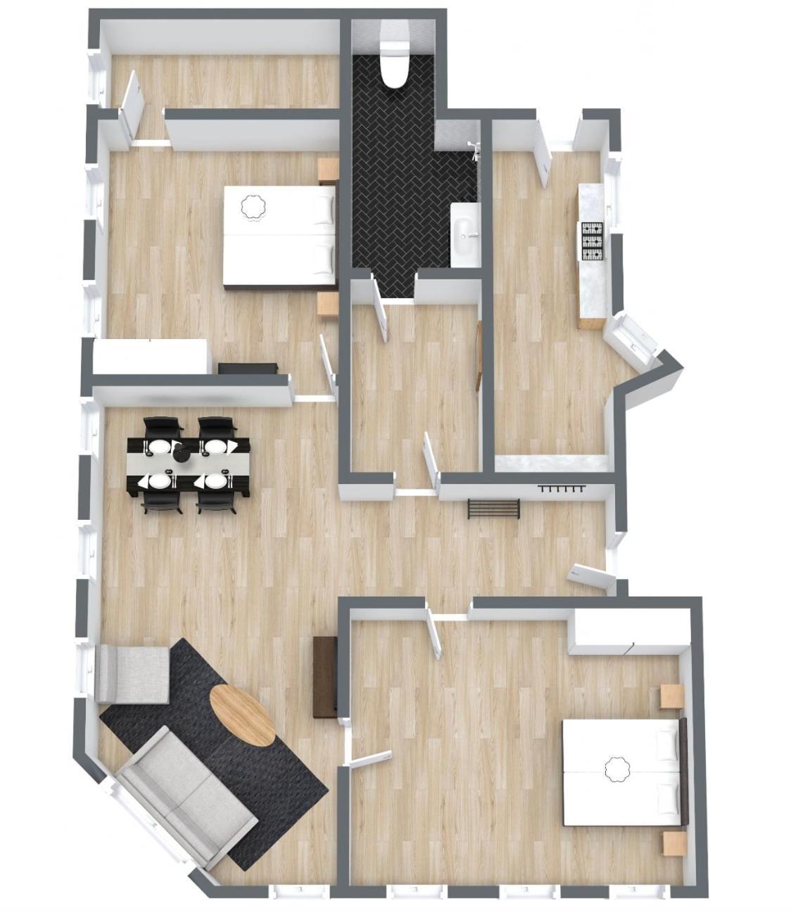 Spacious Tivoli Gardens Apartment W 3 Bedrooms Copenhaga Exterior foto